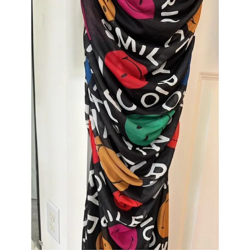 NWT Farm Rio Type Smiley Rio Tulle Dress, Med $260 E24 - Picture 6 of 12